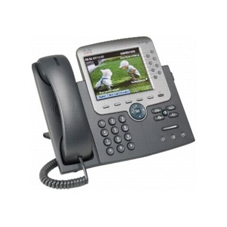 Cisco Cisco Unified 7975G IP Phone - Dark Gray, Silver - 8 x Total Line - VoIP - 5.6" LCD - 2 x Network (RJ-45) CP-7975G=